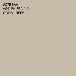 #C7BBAA - Coral Reef Color Image